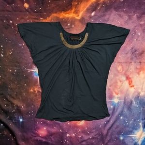 🦚 Teal The Limited Flowy Top Size Small